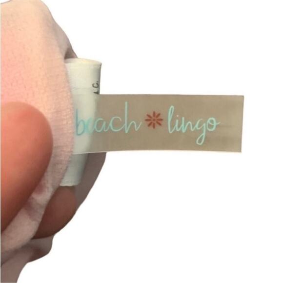 Beach Lingo Girls Colorblock Bandeau Bikini Swim Top Size 10 - Picture 3 of 5